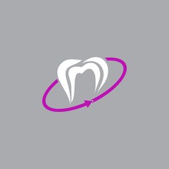 Tooth medical care logo