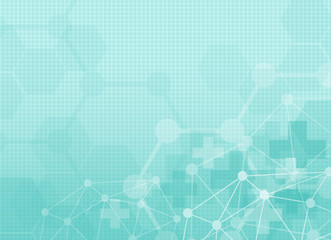 Abstract medical background