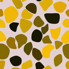 Seamless abstract geometric background with shape of rounded shapes pattern. Drawing, digital, concept & color.