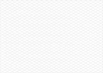 isometric grid paper a3 landscape vector
