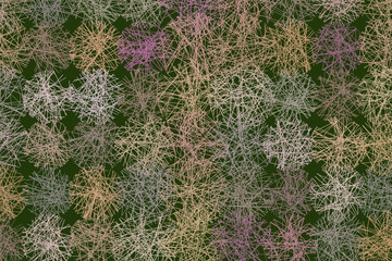 Abstract geometric background with shape of messy random line circles pattern. Effect, cover, decoration & creative.