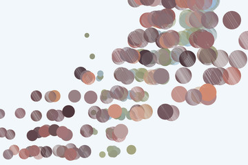 Background abstract geometric messy random line circles pattern for design. Style, shape, canvas & vector.