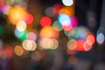 Bokeh - Night time in The Venetian in Las Vegas
