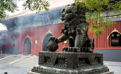 Tempelwächter in Peking, China