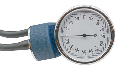 tonometer isolated on white
