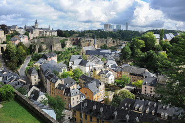 Fototapeta na wymiar Luxemburg Stadt
