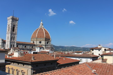 Fototapeta na wymiar Rooftop Florenz