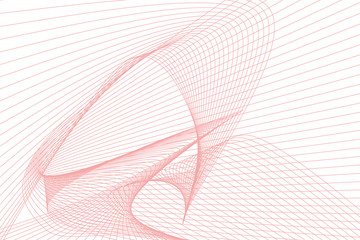 Abstract colored geometric line & curve pattern. Wallpaper, drawing, concept & shape.