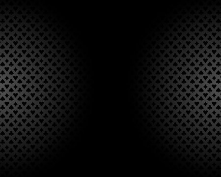 Casino black grey poker suits shadow background pattern