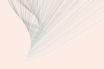 Artistic line & curve background pattern abstract. Web, template, style & messy.