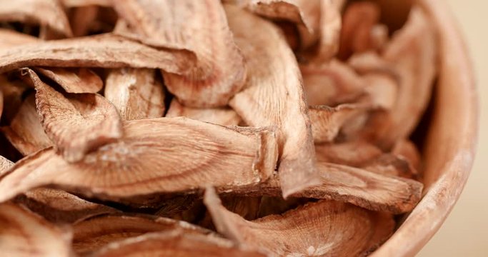 Rotation of Dried burdock