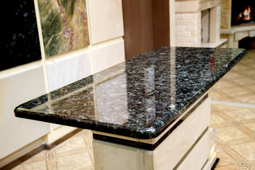  Granite marble fireplaces in the interior with handmade decor elements