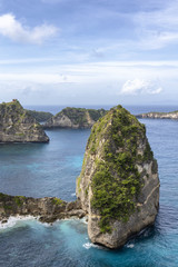 The amazing Nusa Batumategan Sea Stack in Nusa Penida, Indonesia.