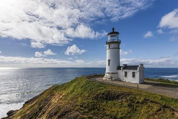 Fototapeta na wymiar North head lighthouse vista.