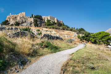 Road to the Acropolis of Lindos