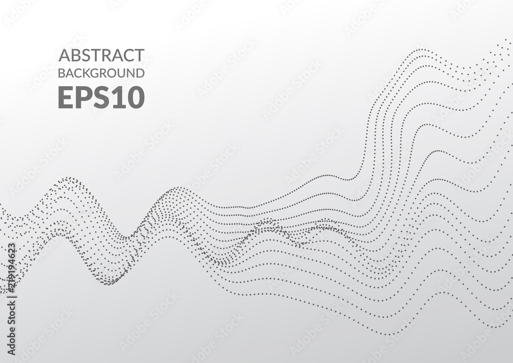 Poster abstract background with wavy texture. distortion of space.