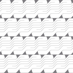 Abstract vector seamless pattern with lines. Background in high tech style.