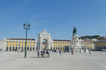 Fototapeta na wymiar Praça do Comercio, Lisboa. Portugal