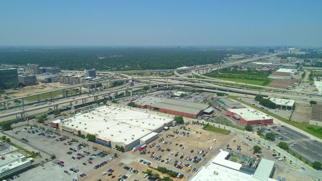 Aerial video Sam Houston Expressway