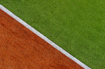 Texture of the herb cover sports field. Used in tennis, golf, baseball, field hockey, football, cricket, rugby.