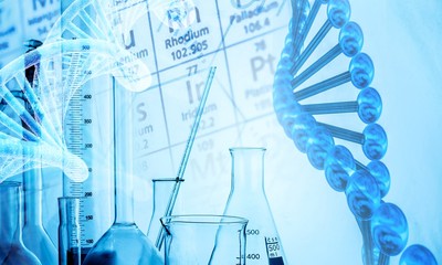 Science laboratory test tubes , laboratory equipment