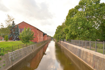 Canal in Kronstadt.