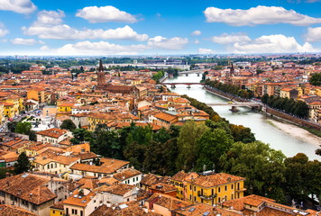 View of Verona, Veneto region, Italy.