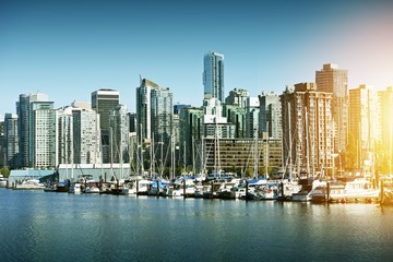 Fototapeta na wymiar City of Vancouver in Canada