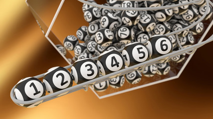 числа 123456 составляют шары