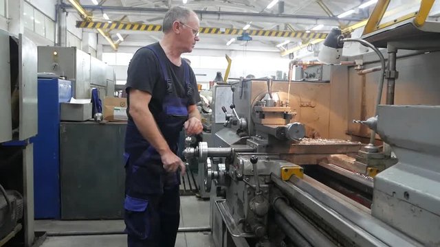 Worker at the factory