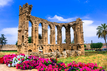 Monuments de Chypre - ruines de l& 39 église Saint-Jean de Famagouste (Gazimagusa)