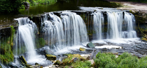 waterfall view from above 