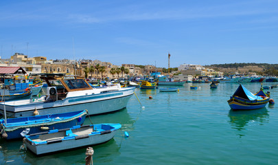Fototapeta na wymiar Marsaxlokk, Malte
