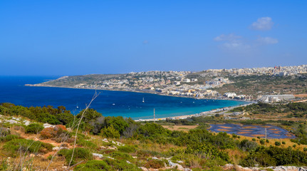 Mellieha Bay, Malte