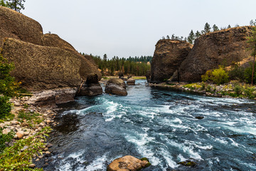 Bowl and Pitcher Area of Riverside State Park. Nine Mile Falls, Washington