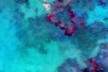 Detailed close up grunge abstract background. Dry brush strokes hand drawn oil textured paint on canvas texture. Creative simple pattern for graphic work, web design or wallpaper. Vintage style.