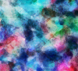 Detailed close up grunge abstract background. Dry brush strokes hand drawn oil textured paint on canvas texture. Creative simple pattern for graphic work, web design or wallpaper. Vintage style.