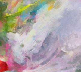 Impression abstract texture art. Artistic bright bacground. Stock. Oil painting artwork. Modern style graphic wallpaper. Strokes of paint. Colorful pattern for design work.