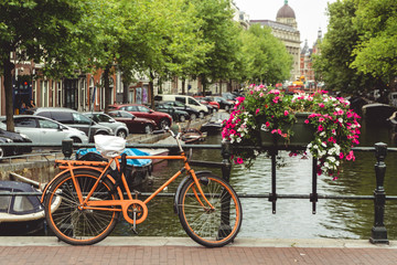 Fototapeta na wymiar Bike in Amsterdam