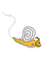 schleimspur schleimig pfad spur schnecke schleimig klein schneckenhaus kriechen comic cartoon clipart lustig