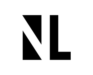 gestalt initial typography alphabet font typeset logotype image vector icon - obrazy, fototapety, plakaty