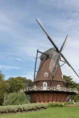 Windmill of Andersen Park in Funabashi City, Chiba Prefecture, Japan