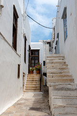Stone stairway in Greece