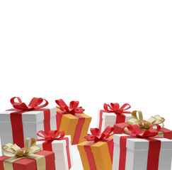 gifts presents boxes 3d-illustration