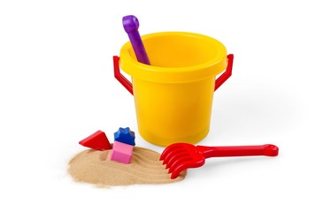 Sand bucket and tools