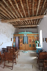 Inside the traditional small greek church, Karystos, island of Evia, Greece