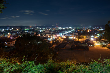 道路 夜景 長時間露光