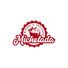 Michelada Drinking Logo Design