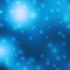 Abstract blue background with bright spots and tints