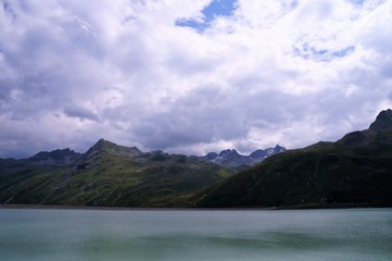 Fototapeta premium Bergsee Stausee